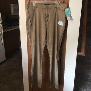 Long dress khaki pants